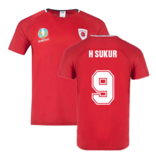 Turkey 2021 Polyester T-Shirt (Red) (H SUKUR 9)