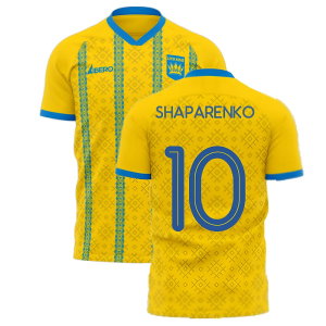 Ukraine 2025-2026 Home Concept Football Kit (Libero) (SHAPARENKO 10)