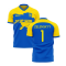 Ukraine Stop War Concept Football Kit (Libero) - Blue (ZELENSKYY 1)