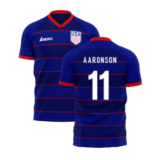 United States 2023-2024 Away Concept Football Kit (Libero) (AARONSON 11)