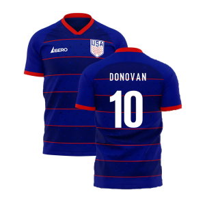 United States 2025-2026 Away Concept Football Kit (Libero) (DONOVAN 10)