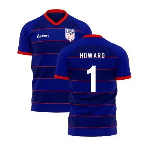 United States 2025-2026 Away Concept Football Kit (Libero) (HOWARD 1)