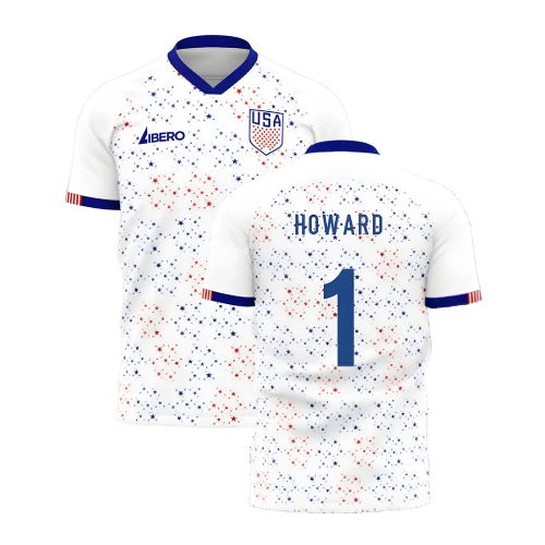 United States 2025-2026 Home Concept Football Kit (Libero) (HOWARD 1)