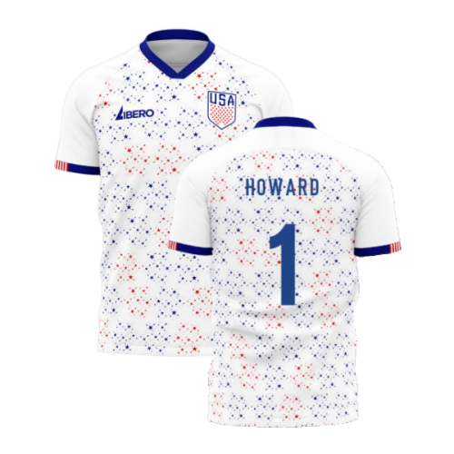 United States 2025-2026 Home Concept Football Kit (Libero) (HOWARD 1)