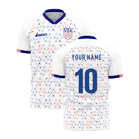 United States 2023-2024 Home Concept Football Kit (Libero) (Your Name)