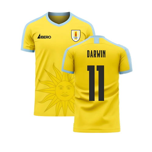 Uruguay 2025-2026 Away Concept Football Kit (Libero) (DARWIN 11)