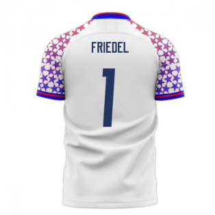 USA 2023-2024 Home Concept Football Kit (Libero) (FRIEDEL 1)