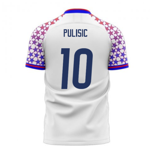 USA 2025-2026 Home Concept Football Kit (Libero) (PULISIC 10)