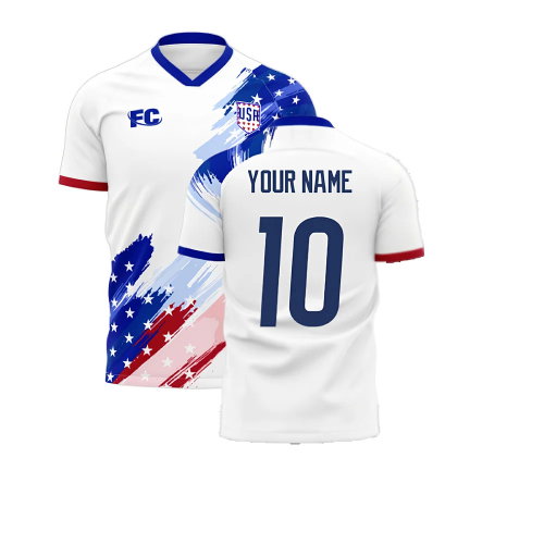 USA 2020-2021 Home Concept Kit (Fans Culture) (Your Name)