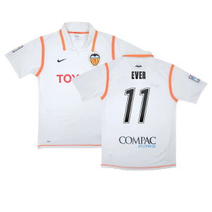 Valencia 2007-08 Home Shirt ((Excellent) S) (Ever 11)