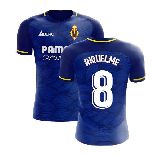 Villarreal 2025-2026 Away Concept Football Kit (Libero) (RIQUELME 8)