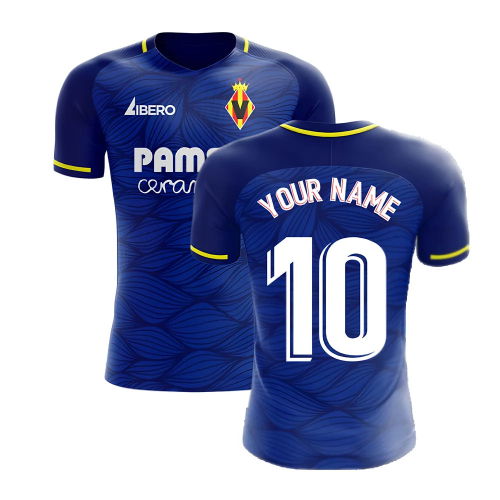 Villarreal 2025-2026 Away Concept Football Kit (Libero) (Your Name)