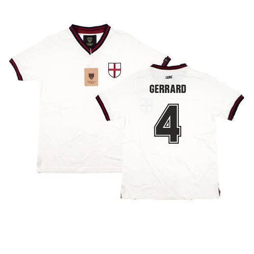 Vintage Football England Home Retro Shirt (GERRARD 4)
