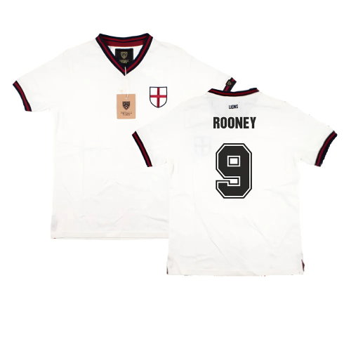 Vintage Football England Home Retro Shirt (ROONEY 9)