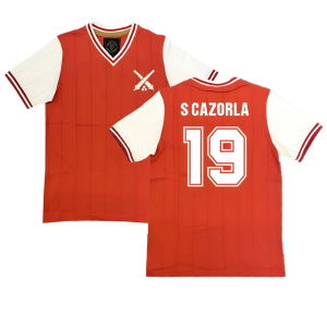 Vintage Football The Cannon Home Shirt (S CAZORLA 19)