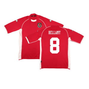 Wales 2002-03 Home Shirt ((Very Good) M) (Bellamy 8)