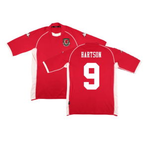 Wales 2002-03 Home Shirt ((Very Good) M) (Hartson 9)
