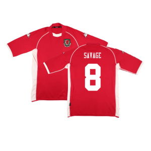 Wales 2002-03 Home Shirt ((Very Good) M) (Savage 8)
