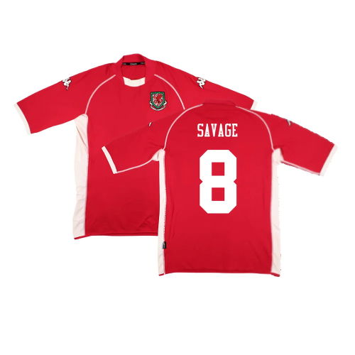 Wales 2002-03 Home Shirt ((Very Good) M) (Savage 8)