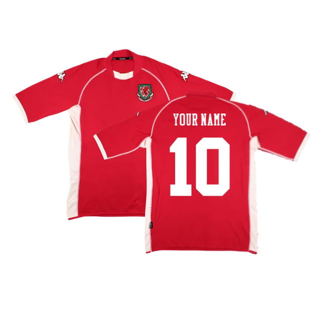 Wales 2002-03 Home Shirt ((Very Good) M) (Your Name)