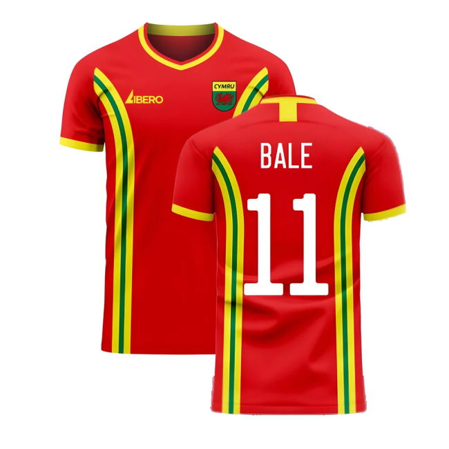 Wales 2025-2026 Home Concept Football Kit (Libero) (BALE 11)