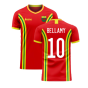 Wales 2023-2024 Home Concept Football Kit (Libero) (BELLAMY 10)