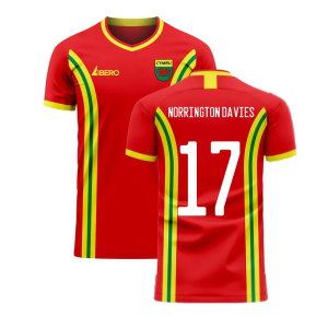Wales 2025-2026 Home Concept Football Kit (Libero) (NORRINGTON DAVIES 17)