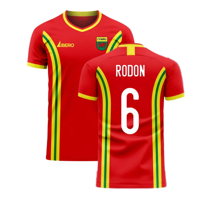 Wales 2025-2026 Home Concept Football Kit (Libero) (RODON 6)