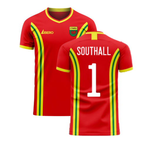 Wales 2025-2026 Home Concept Football Kit (Libero) (SOUTHALL 1)