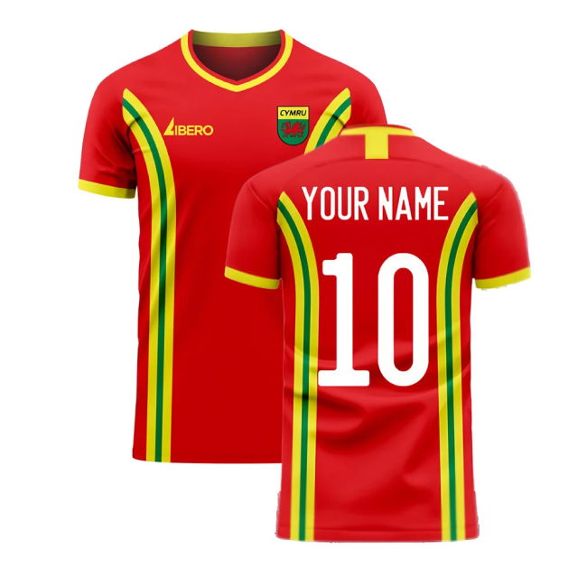 Wales 2025-2026 Home Concept Football Kit (Libero) (Your Name)