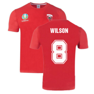 Wales 2021 Polyester T-Shirt (Red) (WILSON 8)
