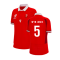 Wales RWC 2023 WRU Home Rugby Shirt (Ladies) (Wyn Jones 5)