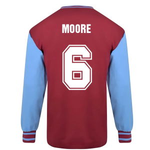 West Ham United 1964 FA Cup Final Retro Shirt (MOORE 6)