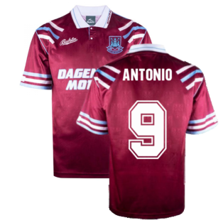 West Ham United 1992 Retro Football Shirt (Antonio 9)