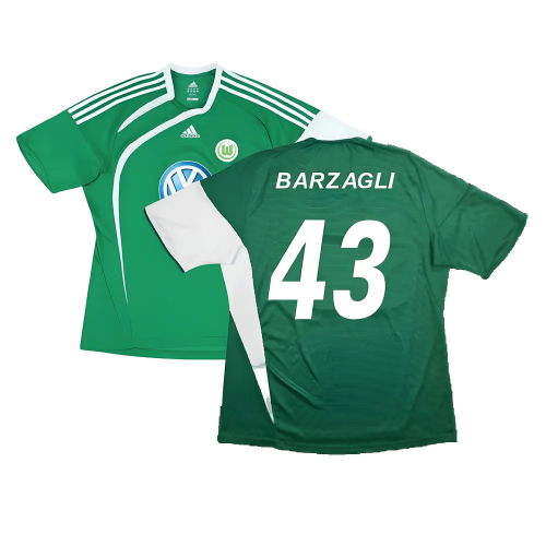Wolfsburg 2009-10 Away Shirt ((Very Good) XXL) (Barzagli 43)