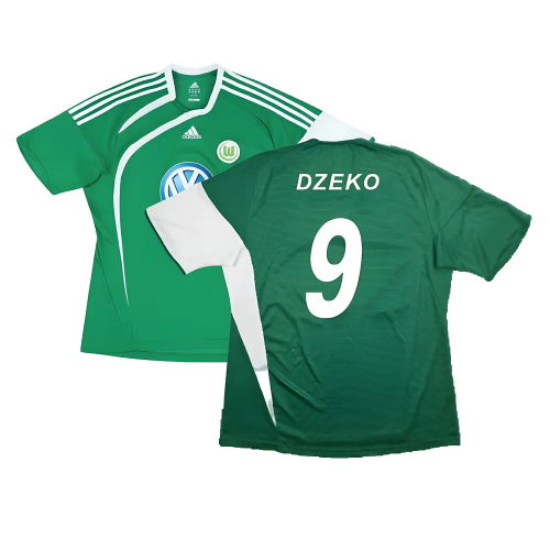 Wolfsburg 2009-10 Away Shirt ((Very Good) XXL) (Dzeko 9)