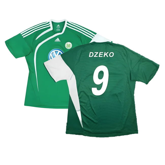 Wolfsburg 2009-10 Away Shirt ((Very Good) XXL) (Dzeko 9)