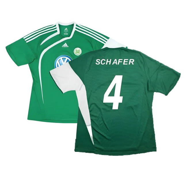 Wolfsburg 2009-10 Away Shirt ((Very Good) XXL) (Schafer 4)