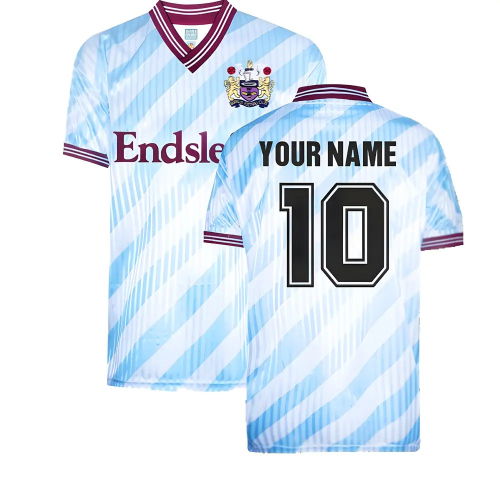 Burnley 1988 Away Retro Shirt (Your Name)