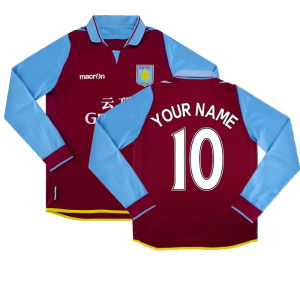 2012-2013 Aston Villa Long Sleeve Home Shirt