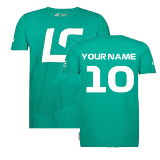 2022 Aston Martin Official LS T-Shirt (Green) (Your Name)