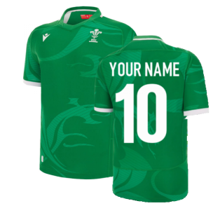 2022 Wales Rugby Commonwealth Games Away Shirt (Your Name)