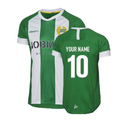 Hammarby 2020-21 Home Shirt ((Excellent) M) (Your Name)