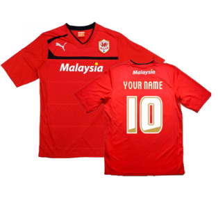 Cardiff City 2012-2013 Home Shirt ((Excellent) XL) (Your Name)
