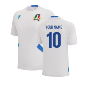 2022-2023 Italy Rugby Training T-Shirt (White)