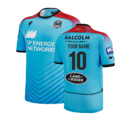2022-2023 Glasgow Warriors Away Rugby Shirt (Your Name)