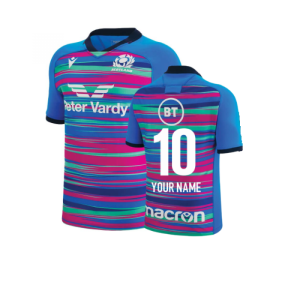 2022-2023 Scotland Rugby Training Jersey (Blue)