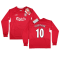 2004-2005 Liverpool Long Sleeve Home Shirt (Kids) (Your Name)