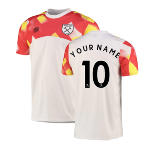 2022-2023 West Ham Warm Up Jersey (S) - White (Your Name)