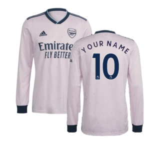 2022-2023 Arsenal Long Sleeve Third Shirt (Your Name)